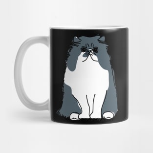 Bleu cat Mug